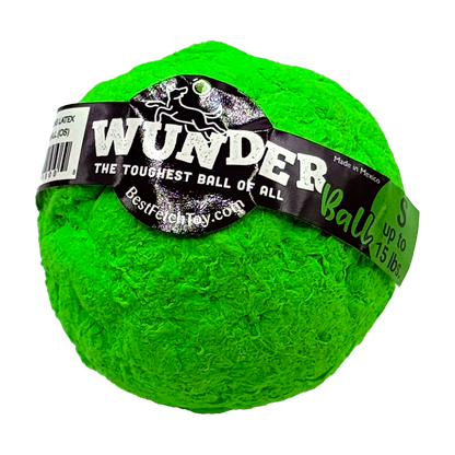 WUNDERball Small in green, with the label band marked S, up to 15 lbs