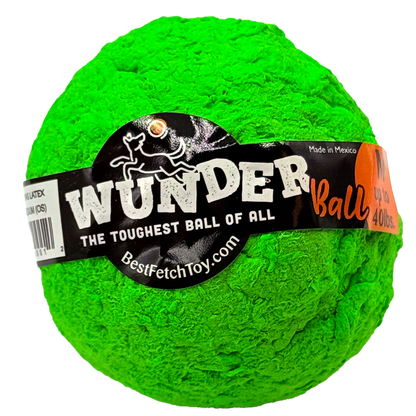 WUNDERball Medium in green, with the label band marked M, up to 40 lbs