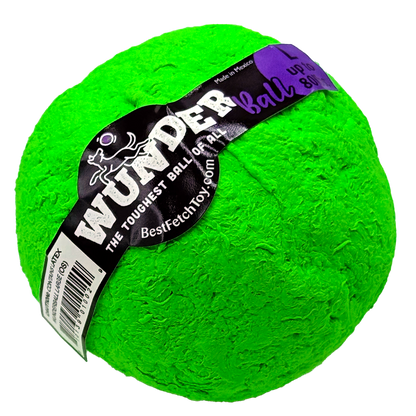 WUNDERball Large in green, with the label band marked L, up to 80 lbs