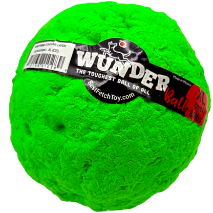 WUNDERball XL in green, with the label band marked XL, over 80 lbs