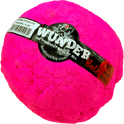 WUNDERball XL in pink, with the label band marked XL, over 80 lbs