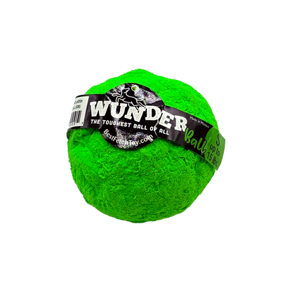 Bright green WUNDERball in Small, shown small on a white background with the green S tab