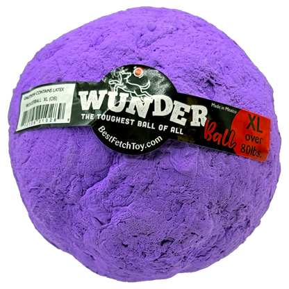Purple WUNDERball in XL, straight-on view with the red XL size tab at right